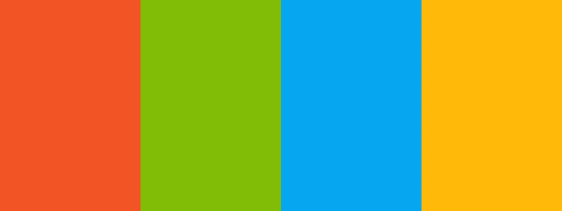 Microsoft logo Color Code