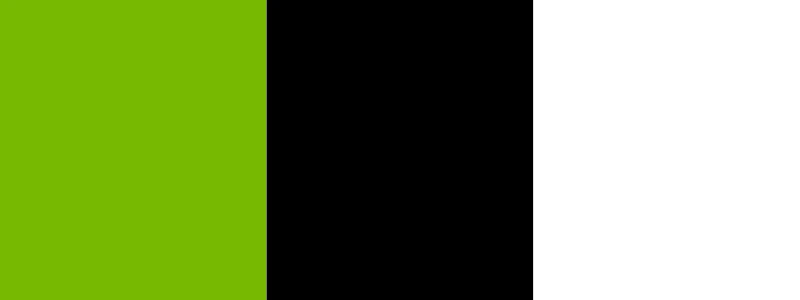 NVIDIA logo Color Code