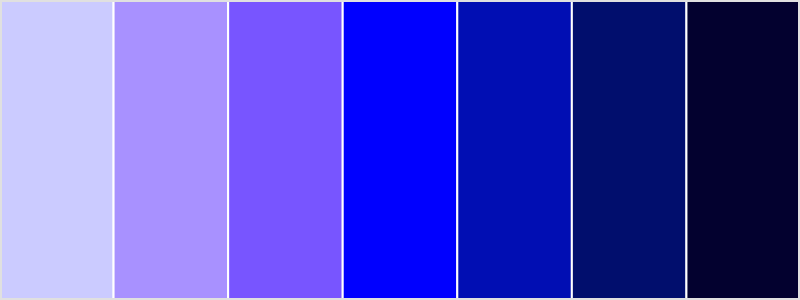 blue color palette
