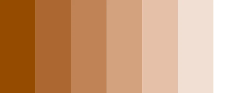 brown and white color palette