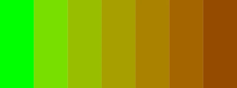 green and brown color palette