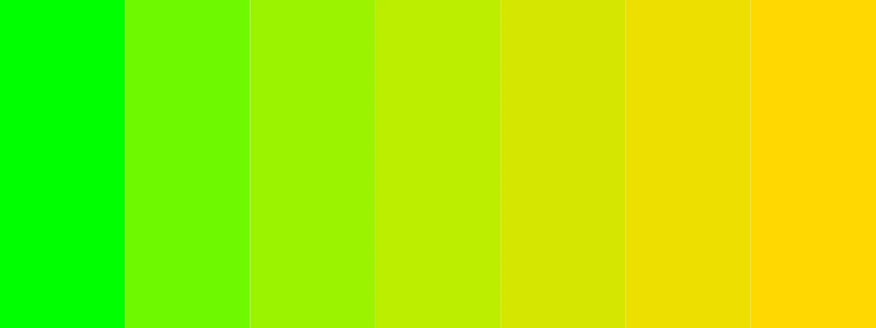 green and gold color palette