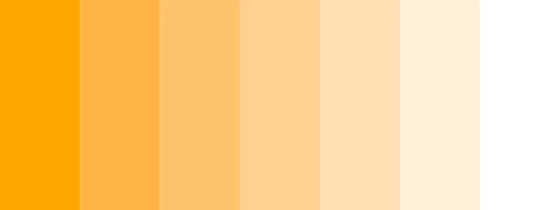 orange and white color palette