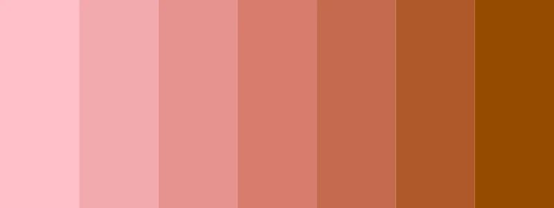 pink and brown color palette