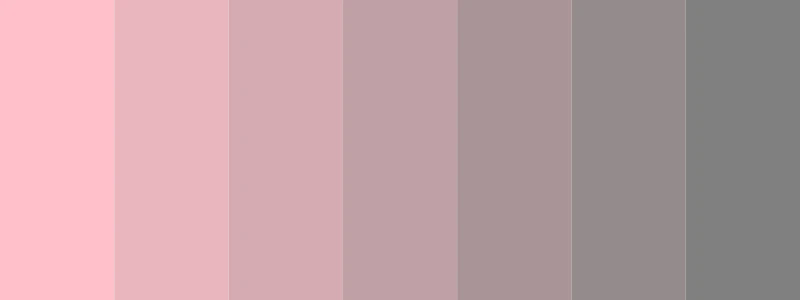 pink and gray color palette