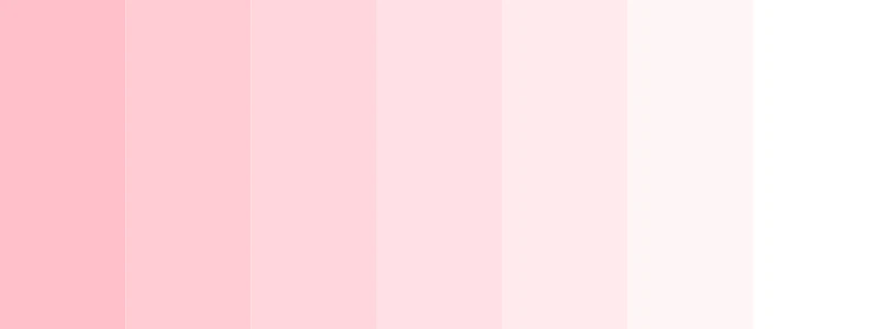 pink and white color palette
