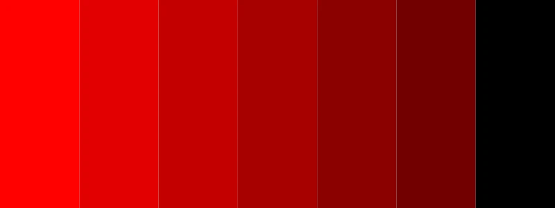 red and black color palette