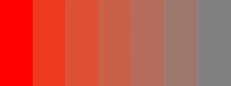 red and gray color palette