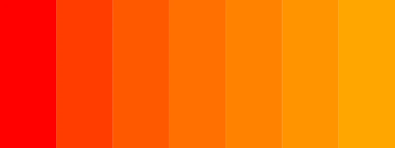 red and orange color palette