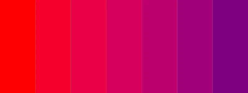 red and purple color palette