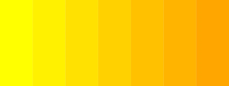 yellow and orange color palette
