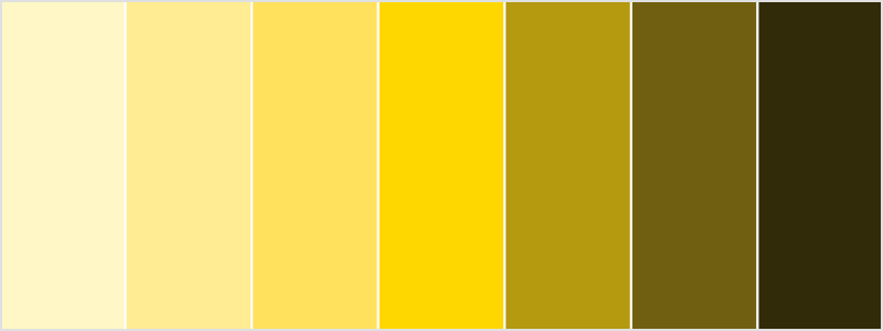 gold color palette