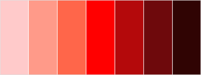 red color palette